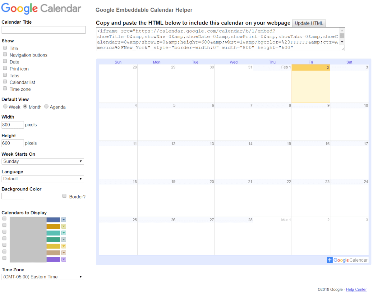How to get a Google Calendar on a Wallmounted Screen Yodeck