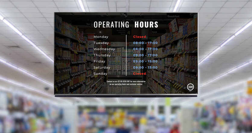 Supermarket Digital Signage: Transform the Shopping Experience