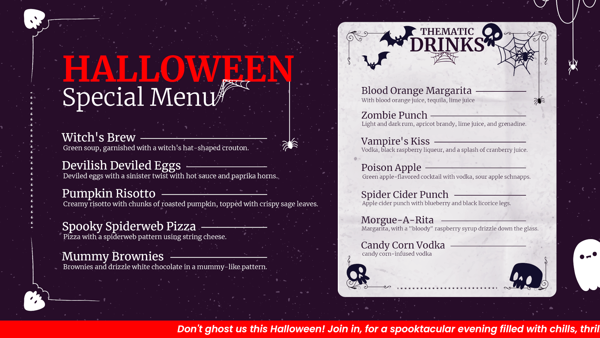 Free Halloween Digital Signage Templates