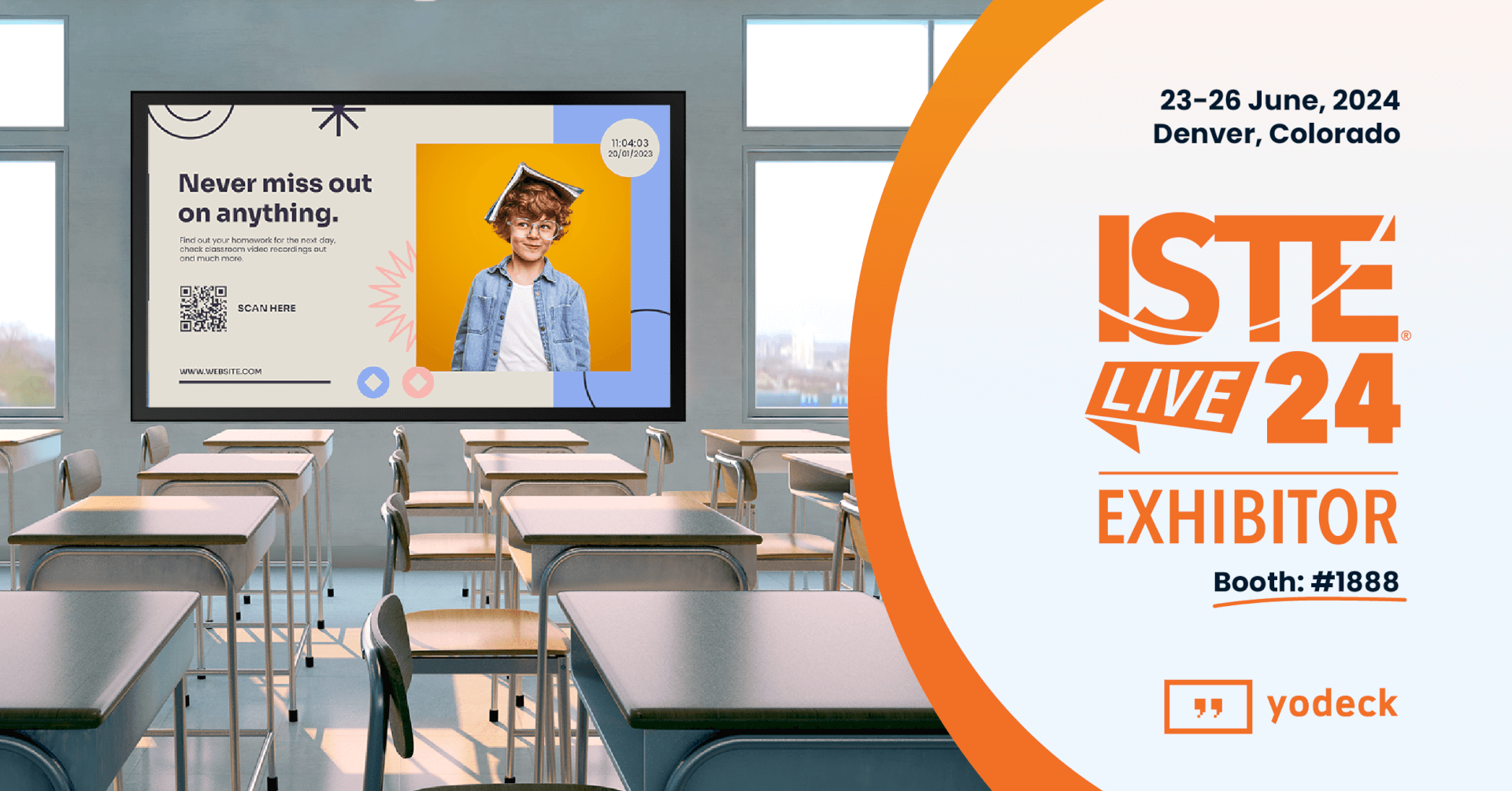 Discover the future of education with Yodeck at ISTE 2024