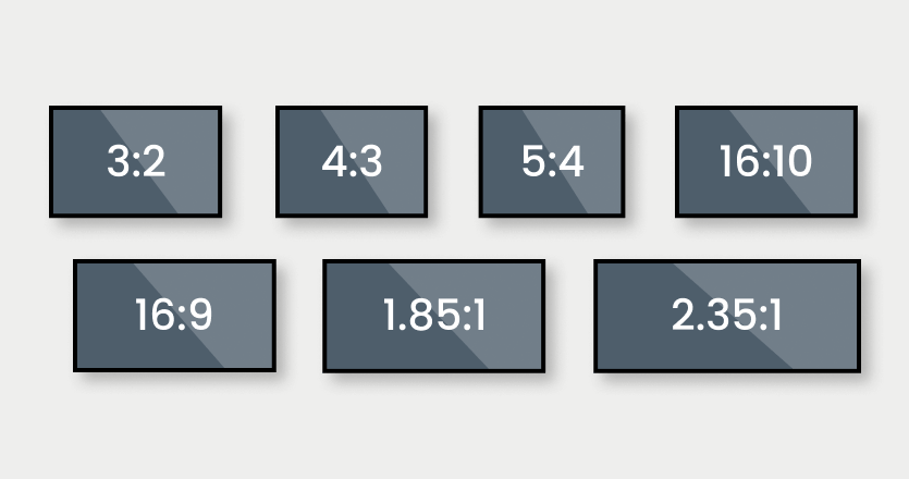 different aspect ratios