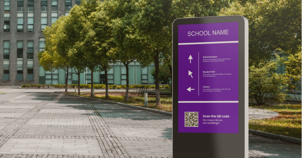 campus signage design