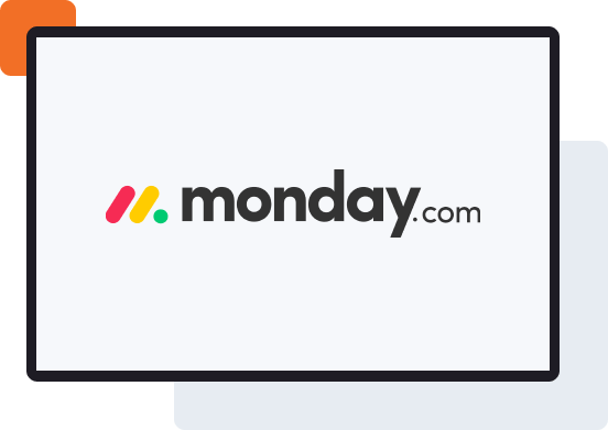 screen showing the monday.com logo