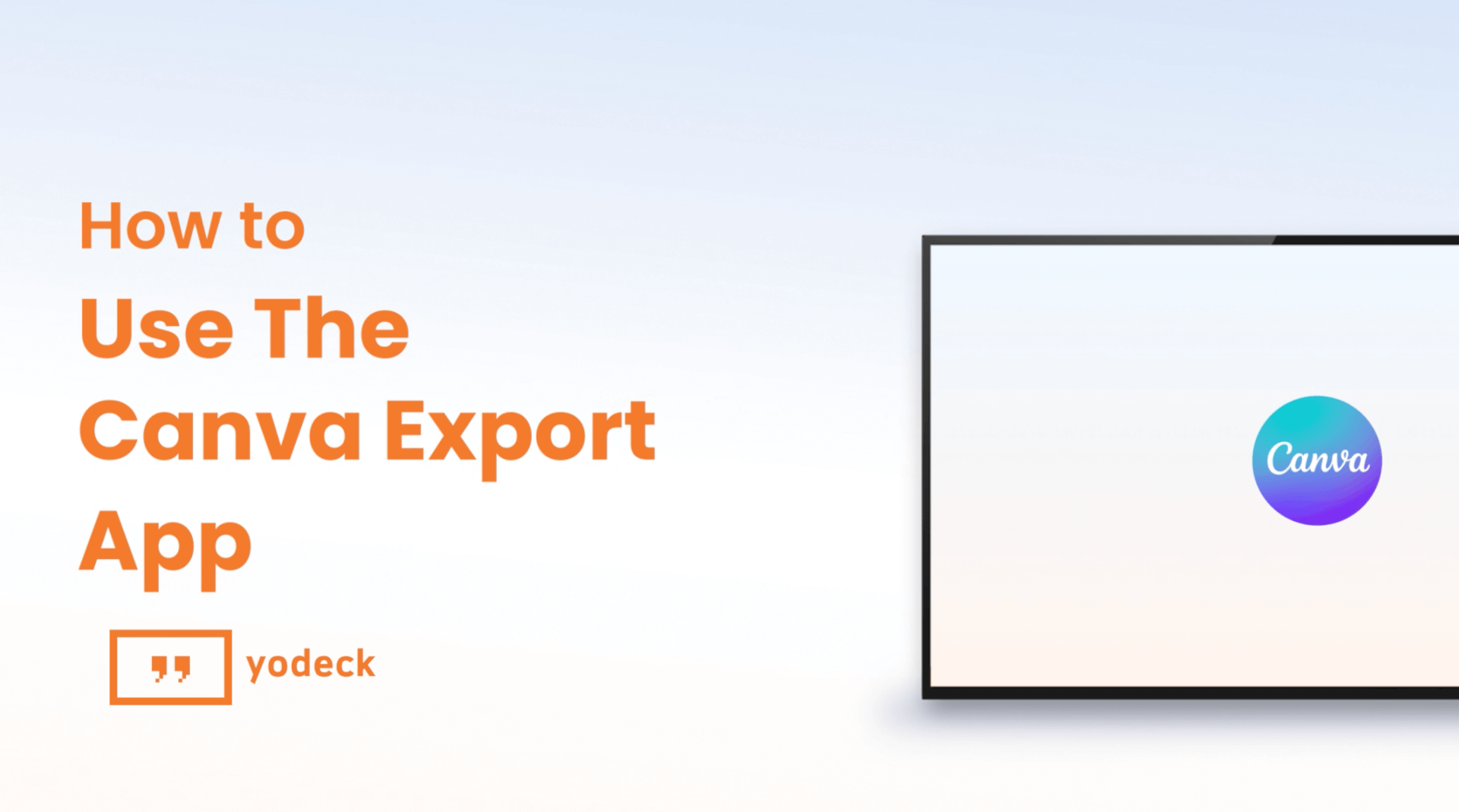 Canva Export app