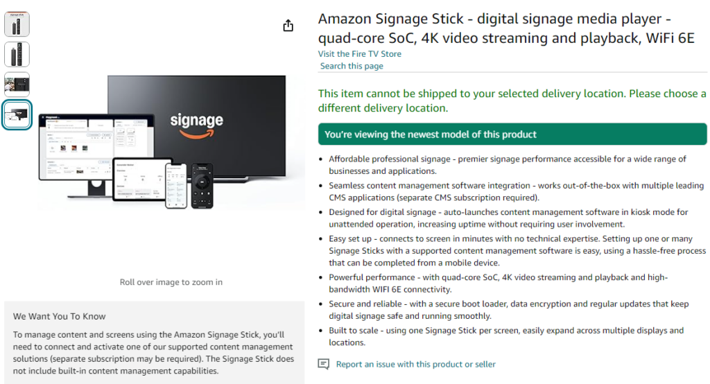 Setting up a Yodeck Amazon Signage Firestick Player