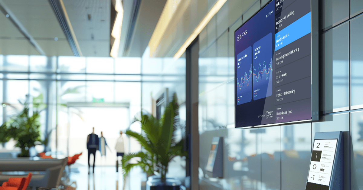 Corporate digital signage: The full guide to a modern workplace