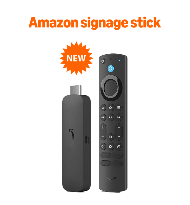 Amazon signage stick