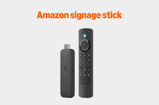 Amazon signage stick