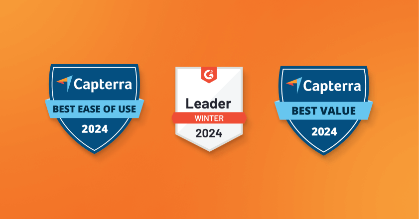 G2 and Capterra badges 